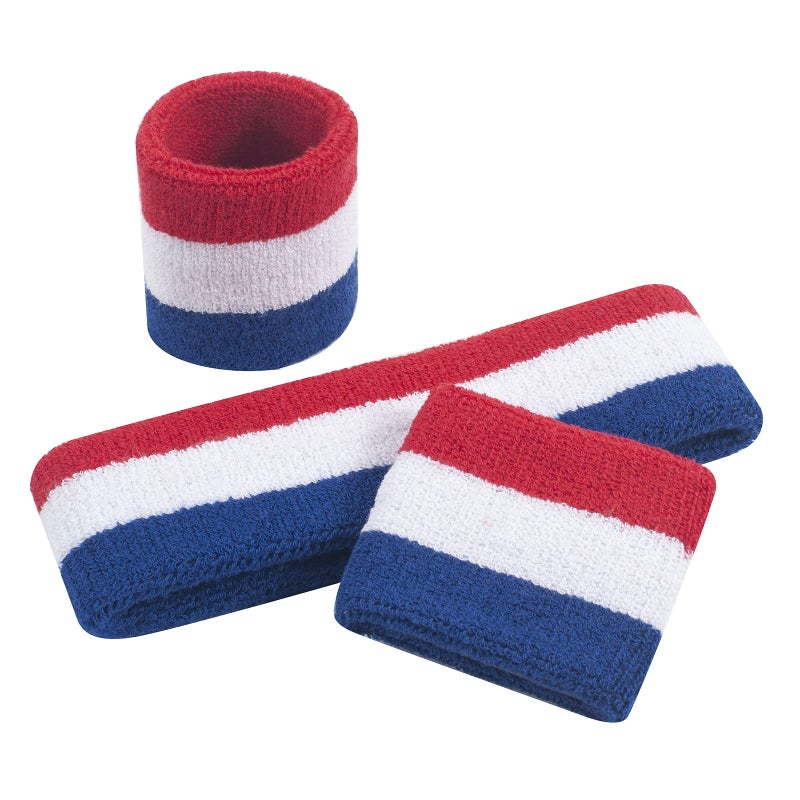 ONUPGO Kids Sweatbands Toddler Headband Wristband Set - Athletic Cotton Baby Sweat Band for Kids Youth Baby (1 Headband + 2 Wristbands) - Image 2
